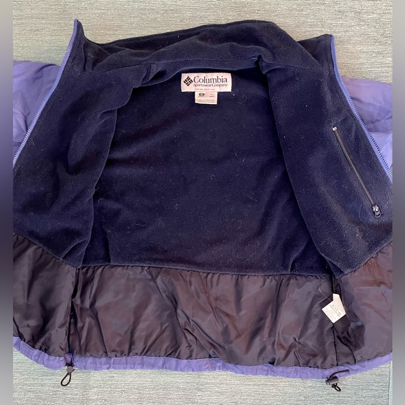 Columbia Insulated Fleece Lined Jacket Women’s Small. Beautiful Periwinkle Color - Picture 2 of 5